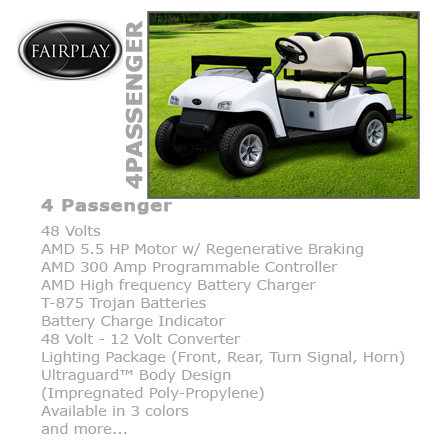 FAIRPLAY 4 Person passenger